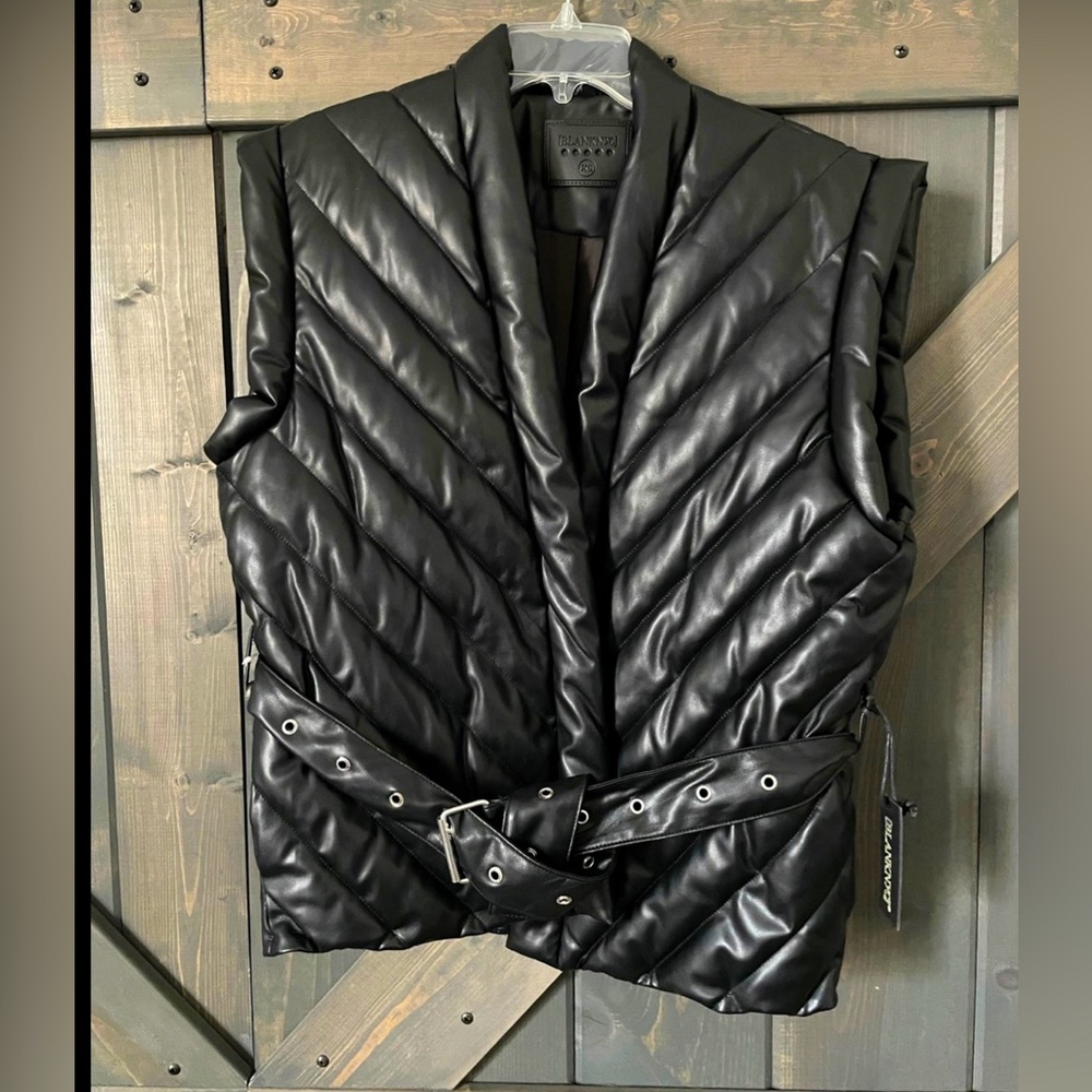 Blanc Noir fashion vest NEW XS